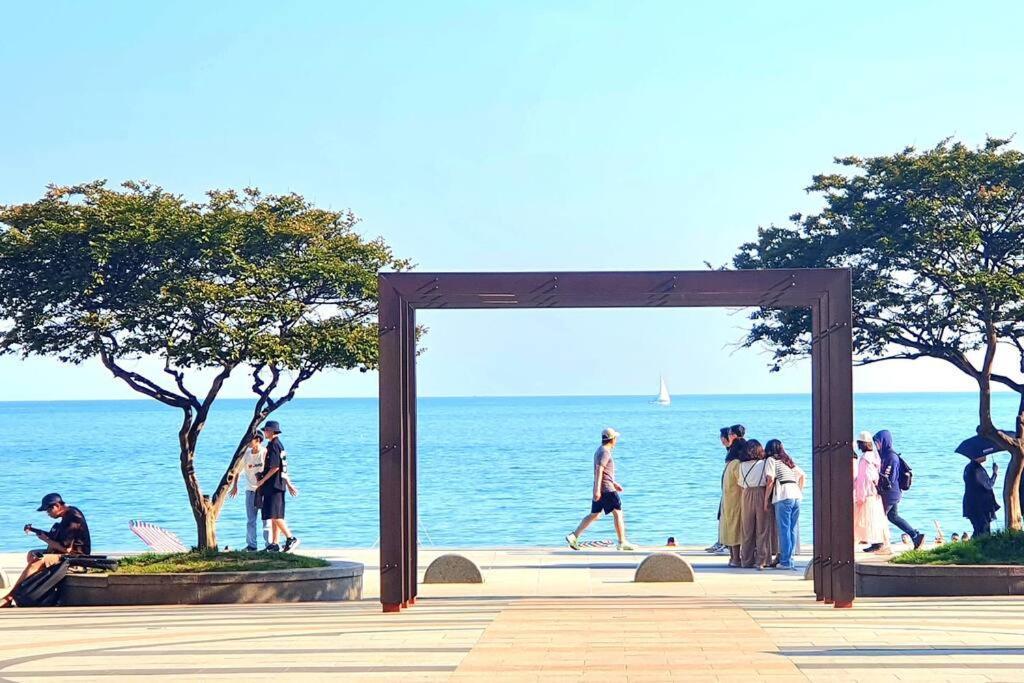 Haeundai Beach 1 Cho Apartment Busan Exterior foto